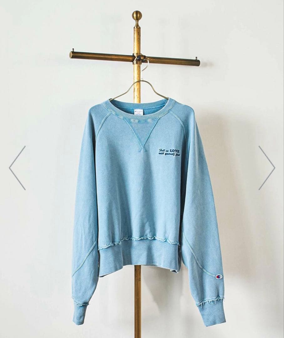 【yuyu】新品12月最新作ROSE BUD×Champion スウェット