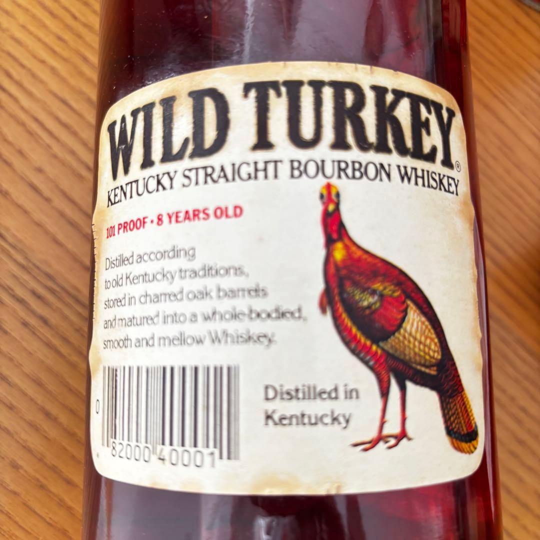 古酒WILD TURKEY 101Proof 8Years Old 1L 箱入り