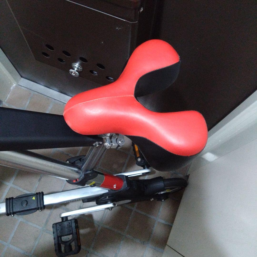 K*a様 A-bike city 折りたたみ自転車 シルバー/レッド