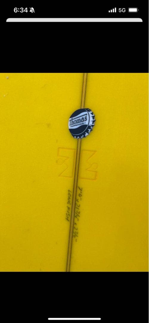 THOMAS surfboard Long fish 7.4　トーマス