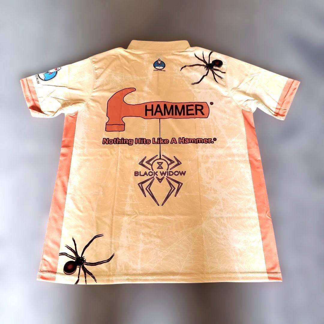 ✨新品✨ボウリングウェア　【L】　ブラックウィドー　オレンジ