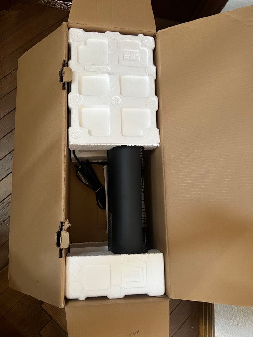 美品 siroca 足元ファンヒーター付き遠赤外線暖房機 ブラック