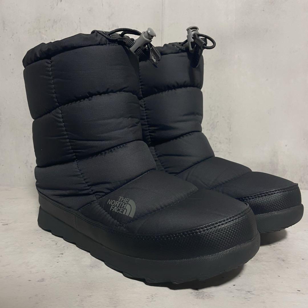 良品　ノースフェイス ヌプシ　ブーティ 23cm レディース 黒 プリマロフト