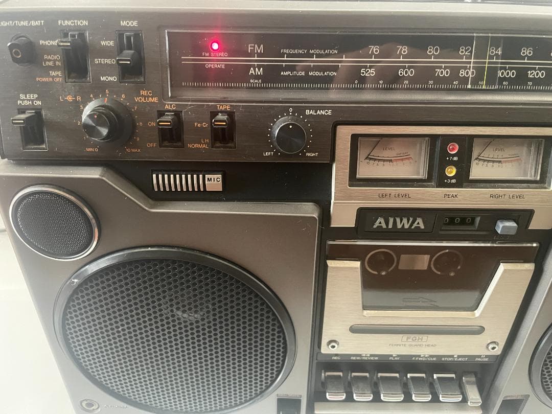 【通電確認済】AIWA TPR-820 アイワ　ラジカセ
