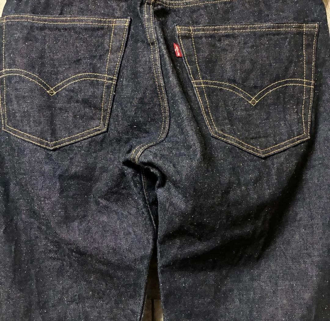 極美品✨LEVI’S 501赤耳 濃紺 bigE W32 革パッチ