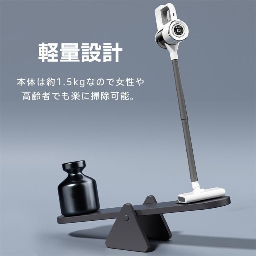 新品未使用液晶ディスプレイ49800Pa コードレス掃除機 本体　ハンディ