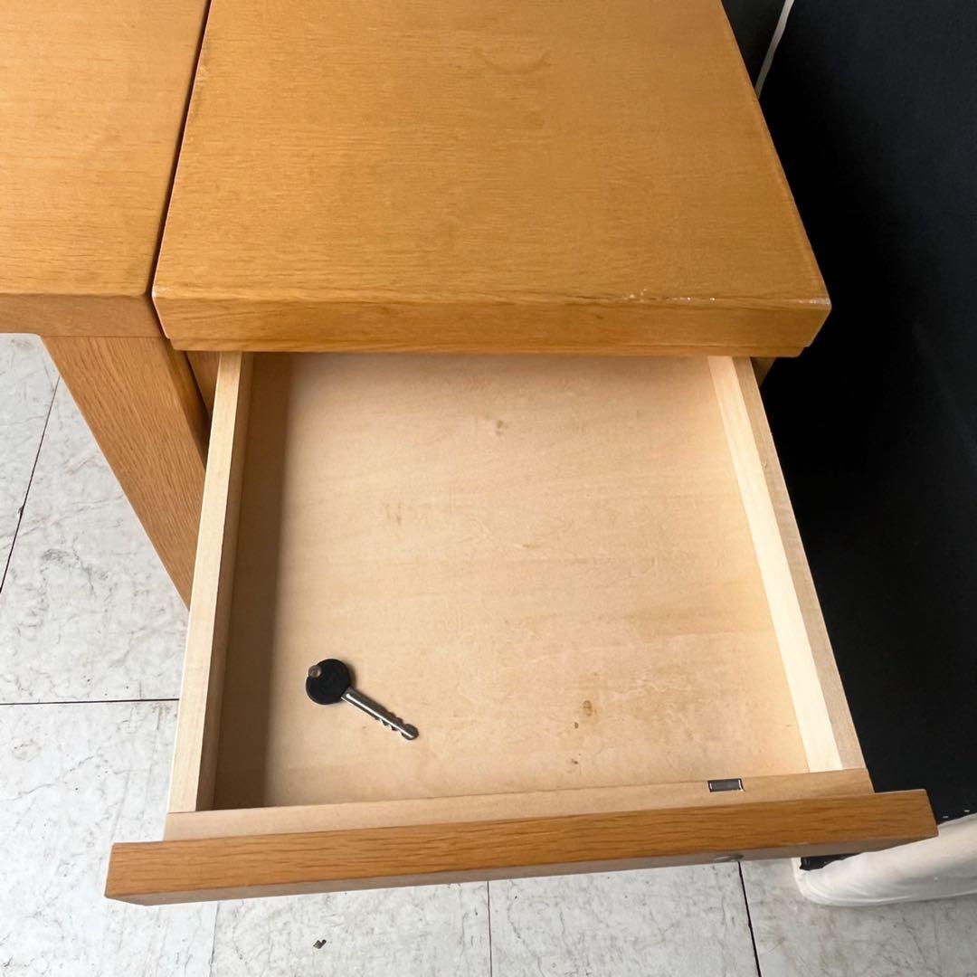 取付無料！カリモク家具 ボナシェルタ 天然木ブックスタンド ワゴン 学習用デスク