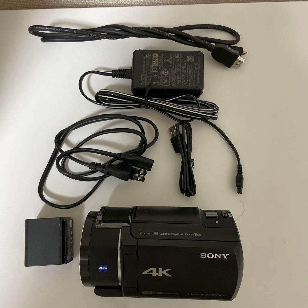 SONY HANDYCAM FDR-AX45 ブラック　4K・Wi-Fi対応