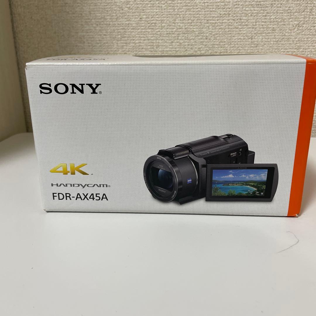 SONY HANDYCAM FDR-AX45 ブラック　4K・Wi-Fi対応