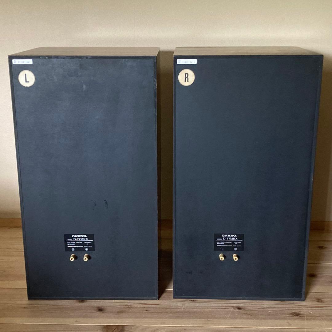 1本目　スピーカー ONKYO D-77MRX オーディオ機器 動作確認済み