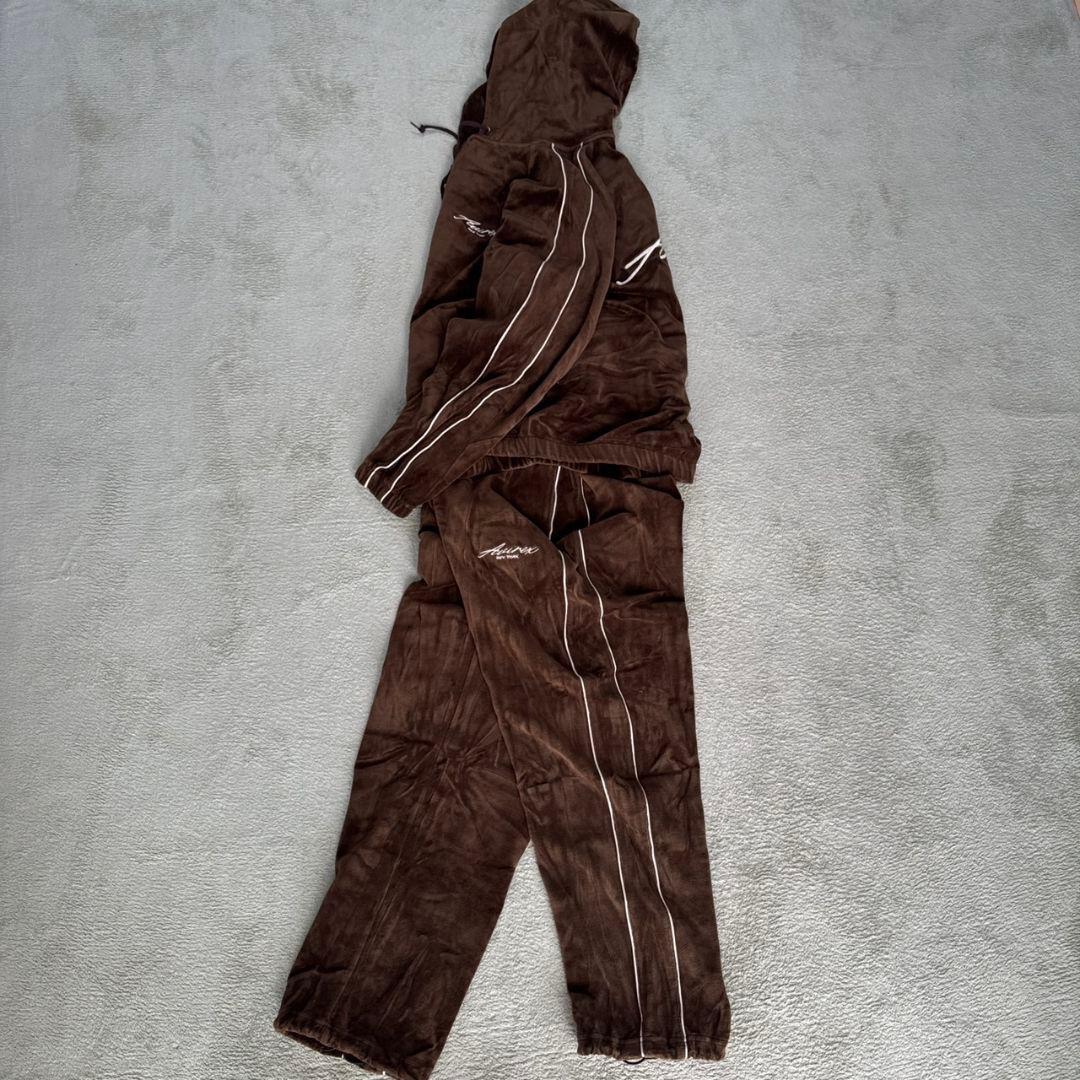 AVIREX アヴィレックス ベロア セットアップ ジャージ ジャケット パンツ