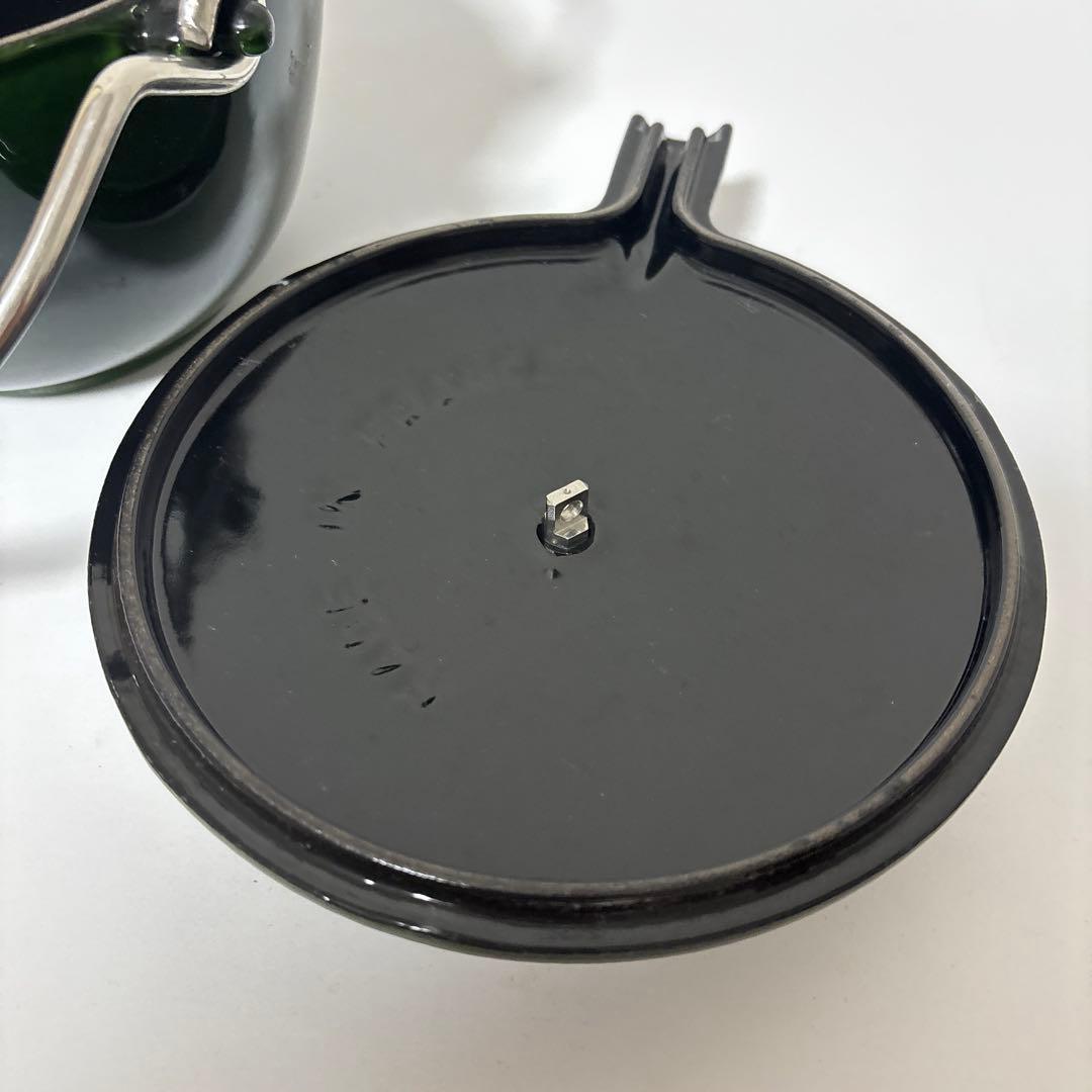 ストウブstaub ラウンド ティーポット 丸型 やかん ケトル　バジルグリーン