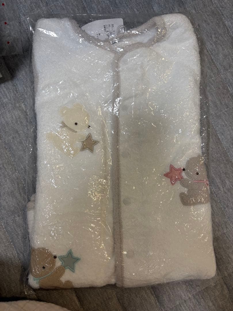 familiar スリーピングベスト 白　スリーパー　サイズ60-90