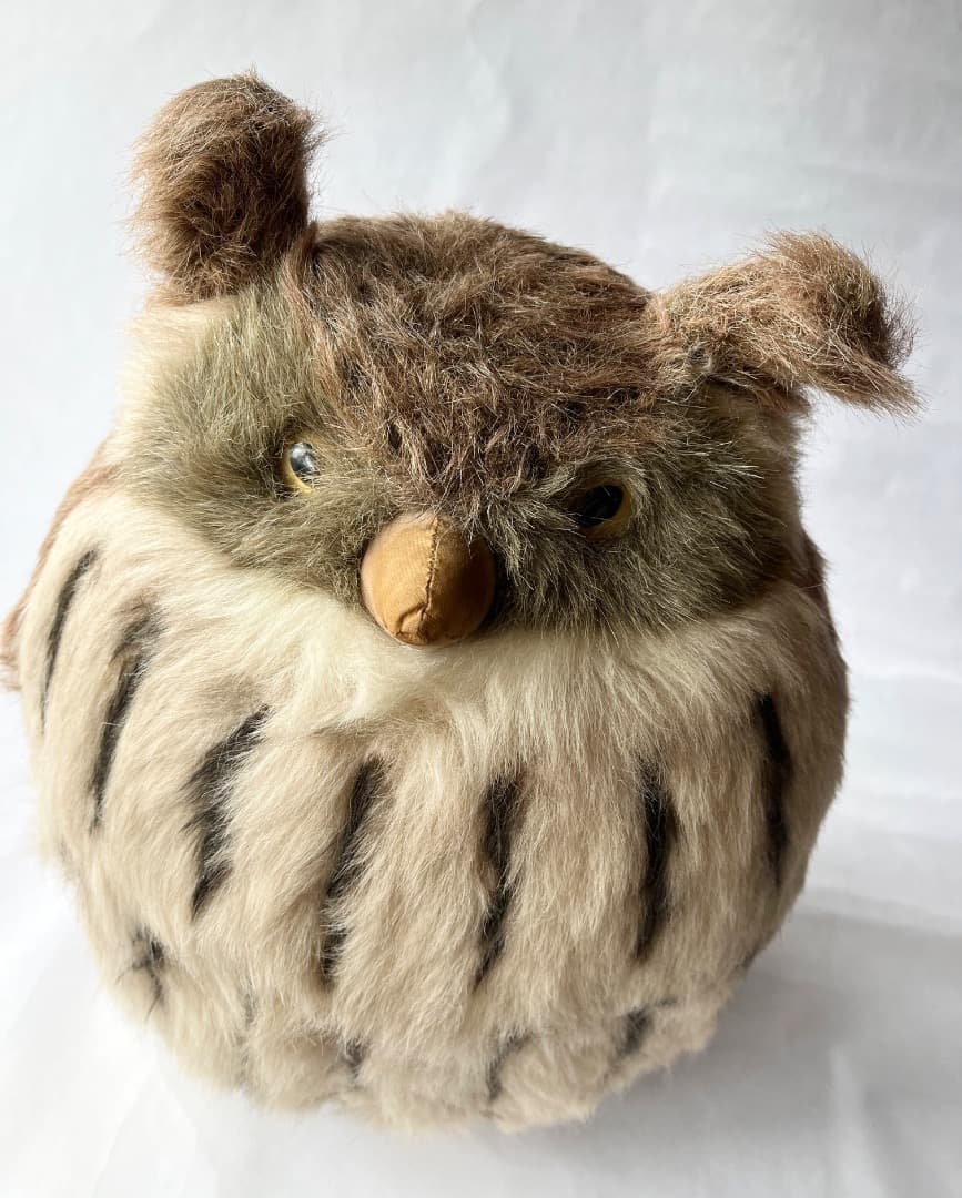 【希少】大型 | やまね工房 ミミズク ぬいぐるみ｜民芸工芸