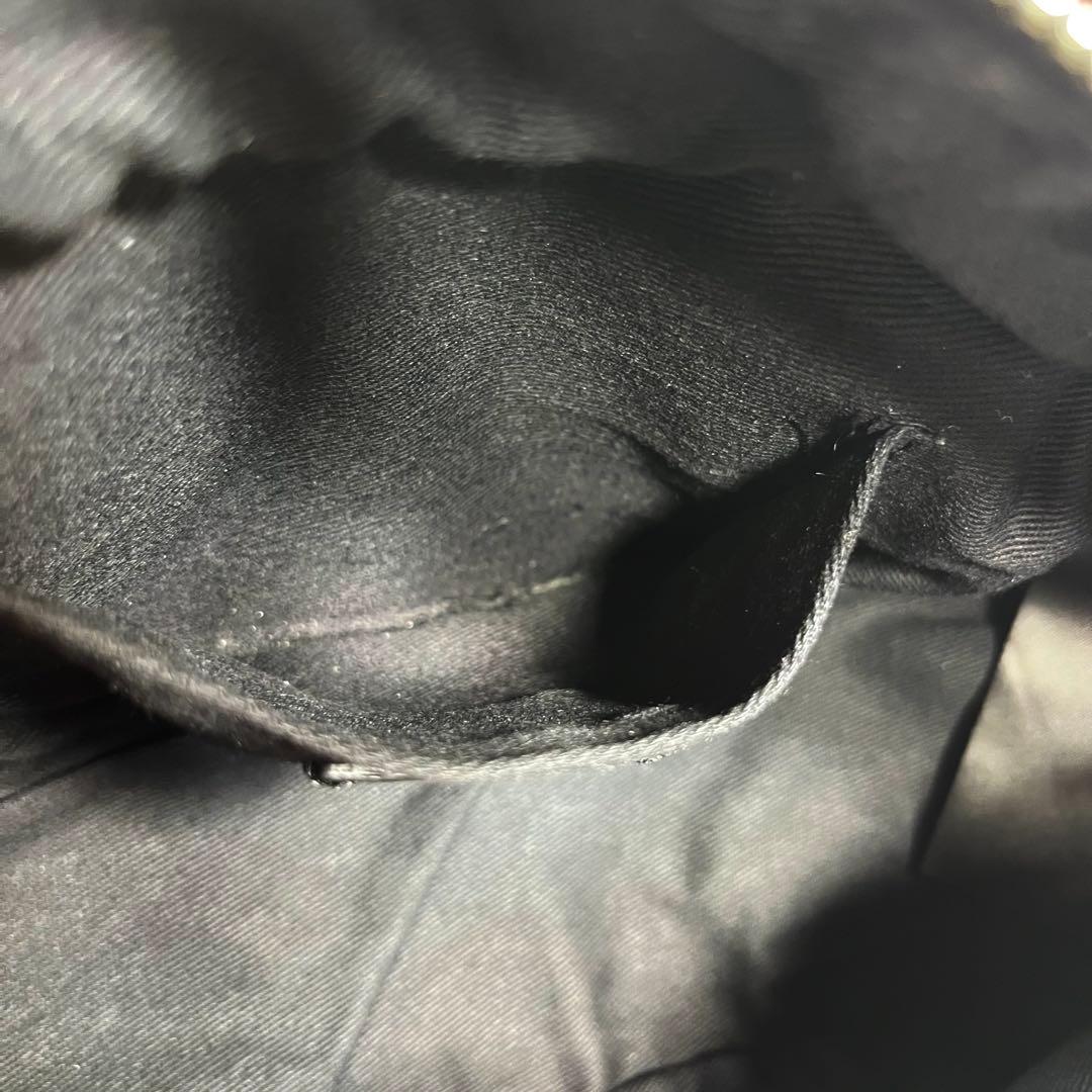 コ*モ様 COS コス ボディバッグ 羊革 プリーツベルトバッグ 黒 closs