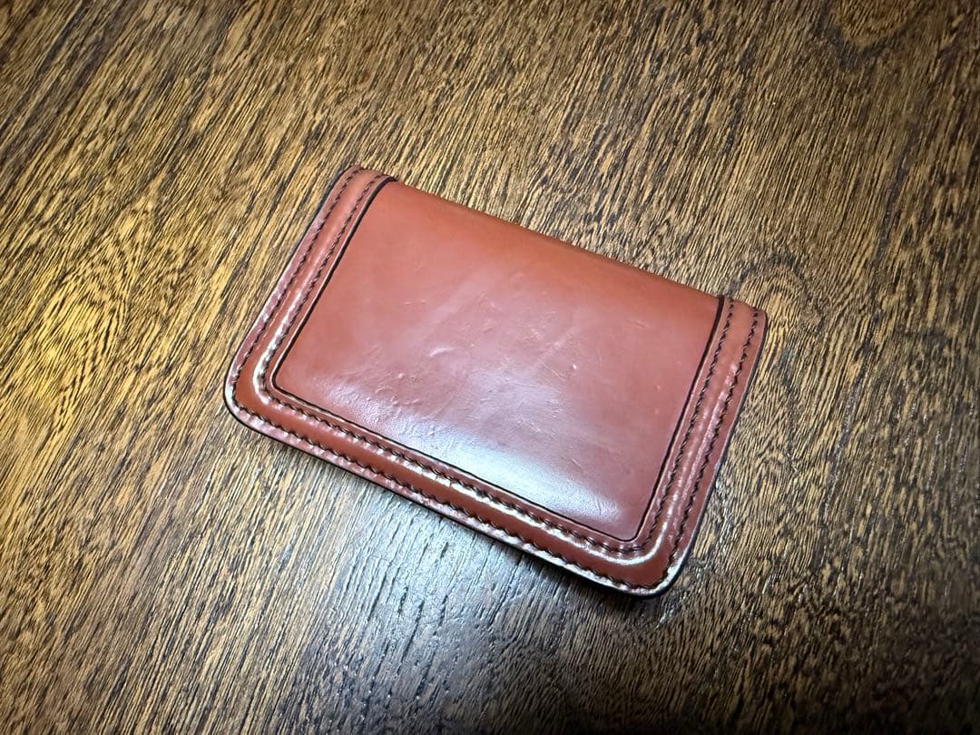 フラットヘッド　コードバン　名刺入れ
