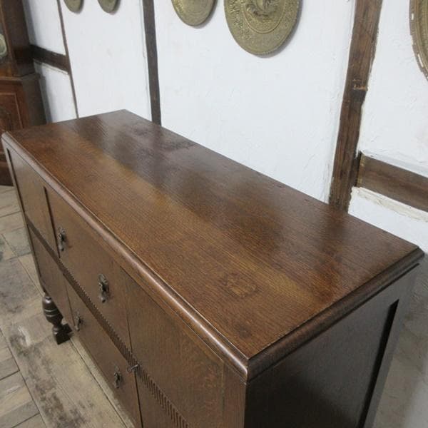 イギリス アンティーク 家具 サイドボード キャビネット 食器棚 6160e