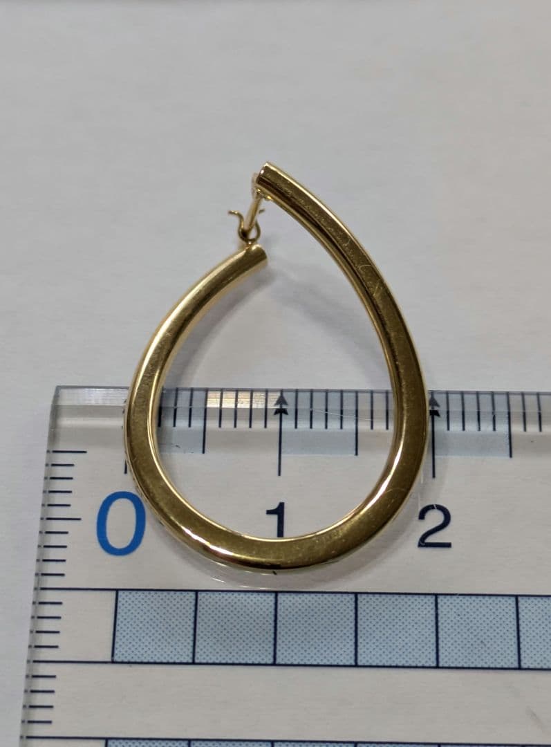 k18 ピアス※片耳　　フープピアス