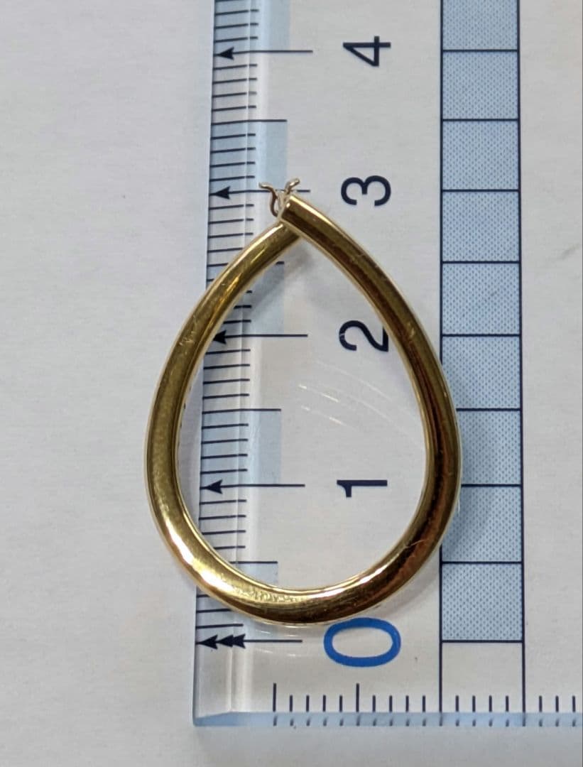 k18 ピアス※片耳　　フープピアス