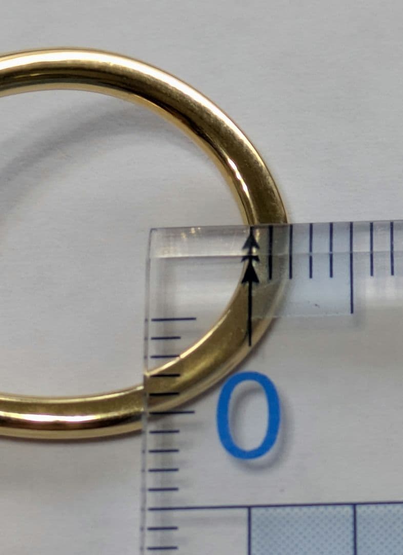 k18 ピアス※片耳　　フープピアス