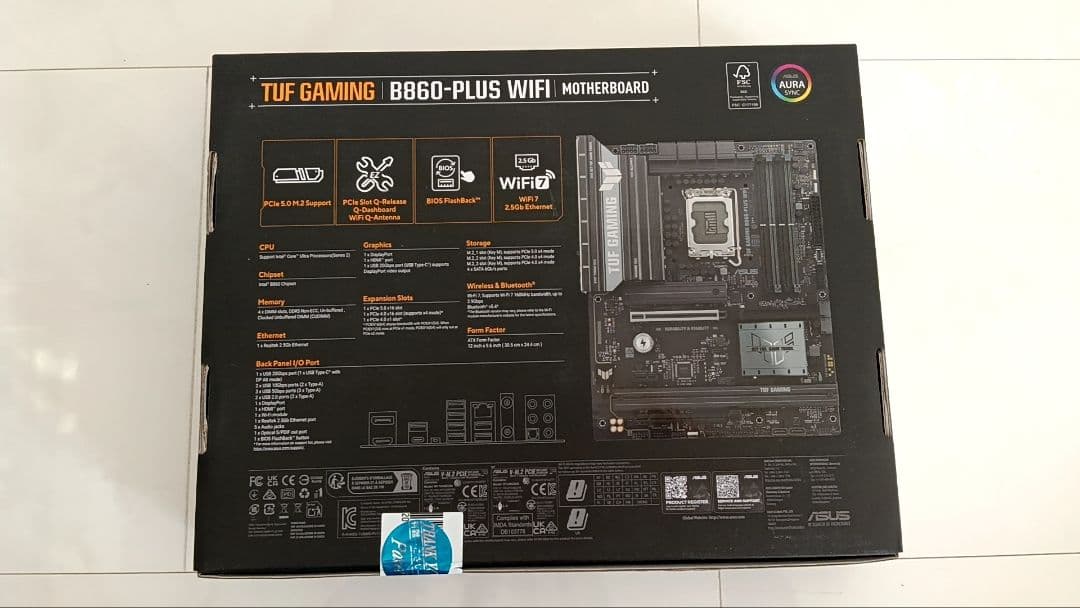 asus B860-PLUS WiFi マザーボード