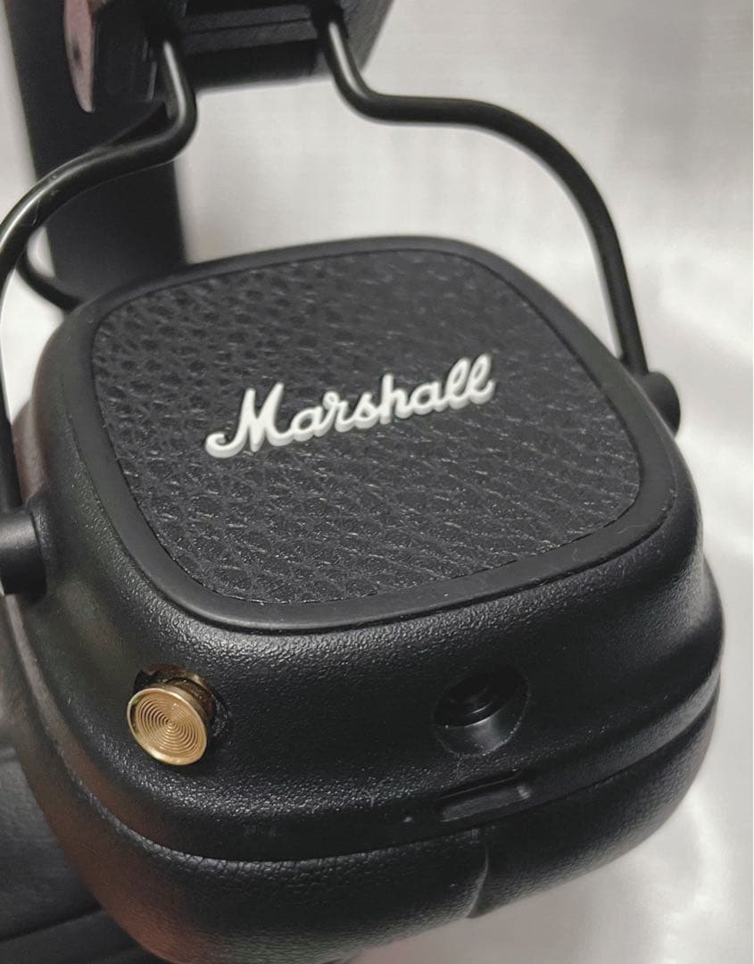 Marshall Major V ブラック ワイヤレスヘッドホン
