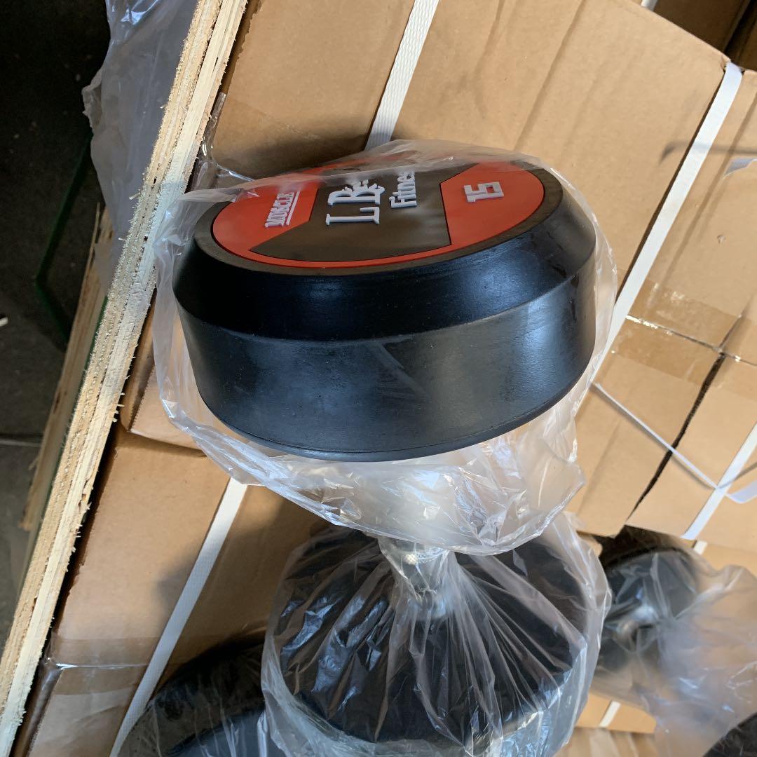 業務用ラバーダンベル 2.5kg から30kg 12セット