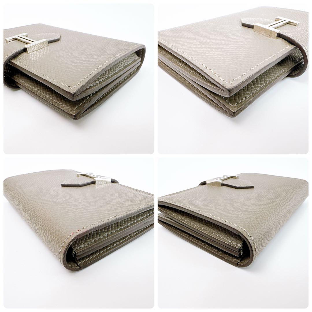 エルメス ベアン ヴォーエプソン カードケース 名刺入れ 定期入れ レディース