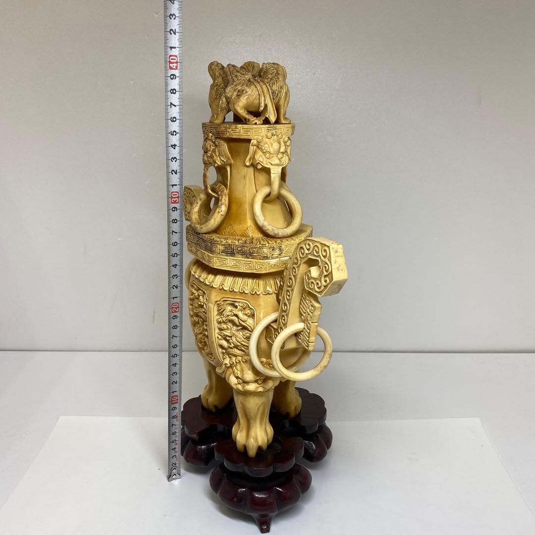 極上　特大　香炉　2514g 高さ約35㎝トカコ　東さ8-0208☆2F