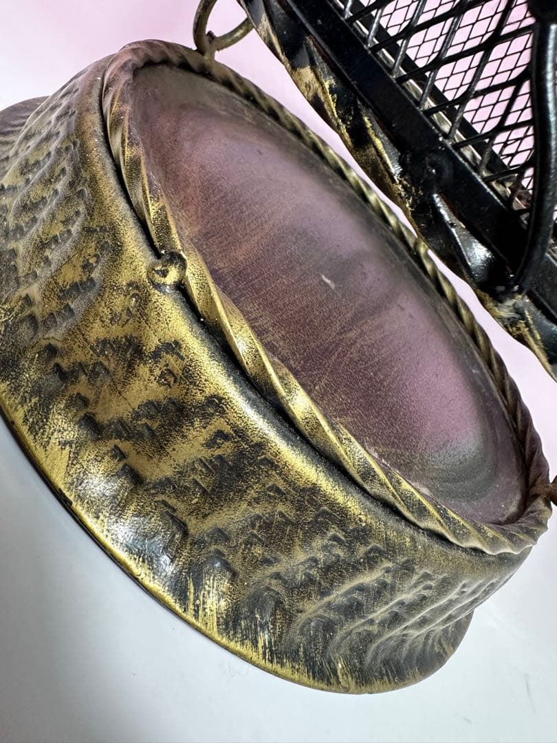 希少 メタル製 花装飾 傘立てレトロ バラ おしゃれ