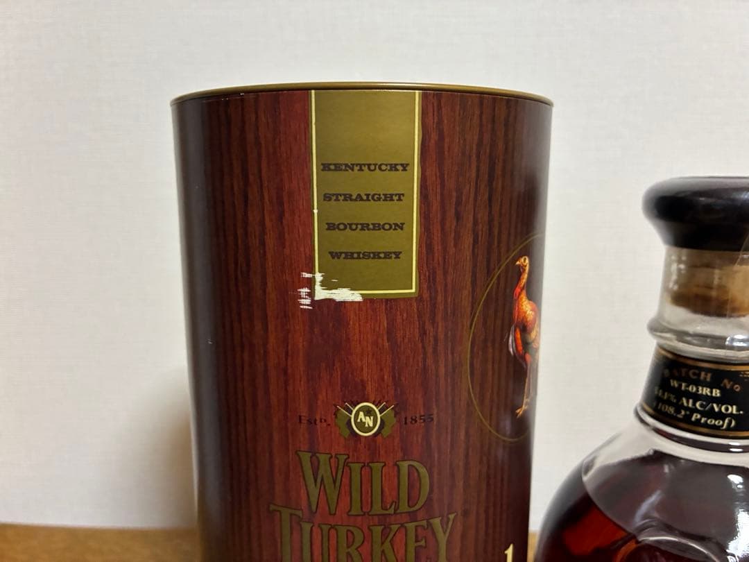 旧ラベル ワイルドターキー レアブリード WT-03RB 108.2proof