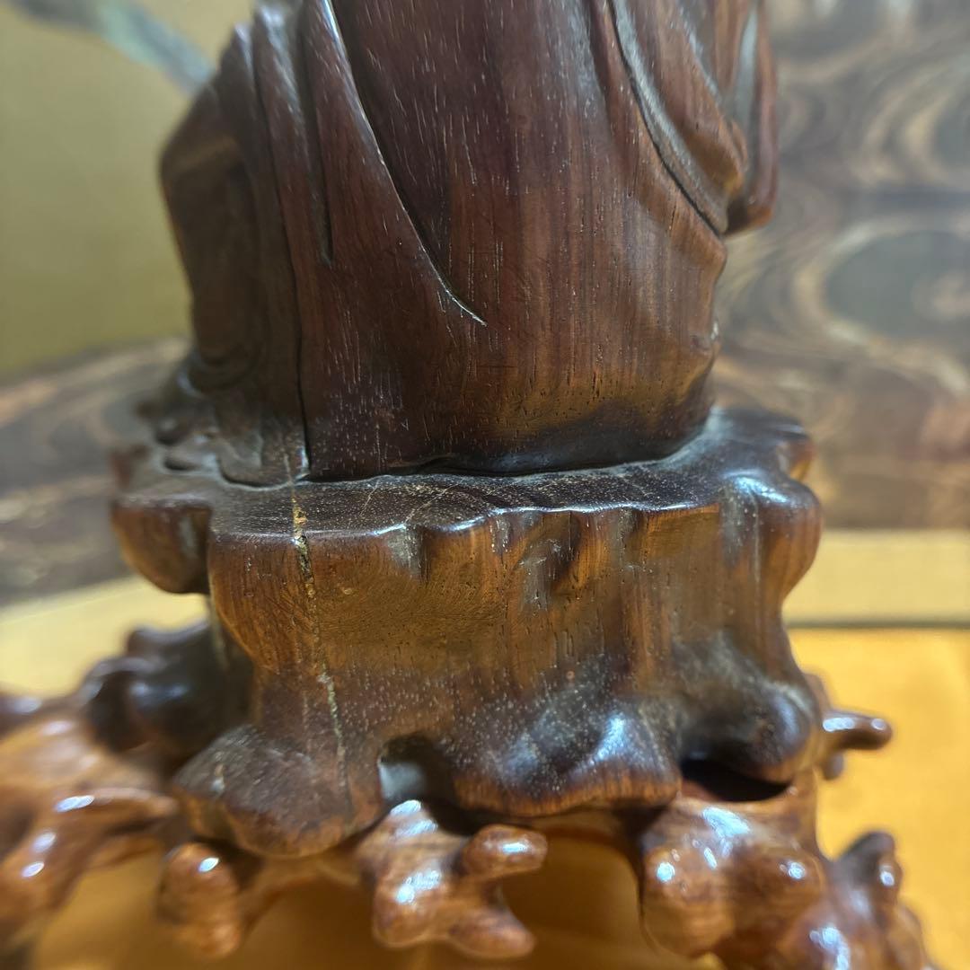 賢人木像　古美術　細工　1体