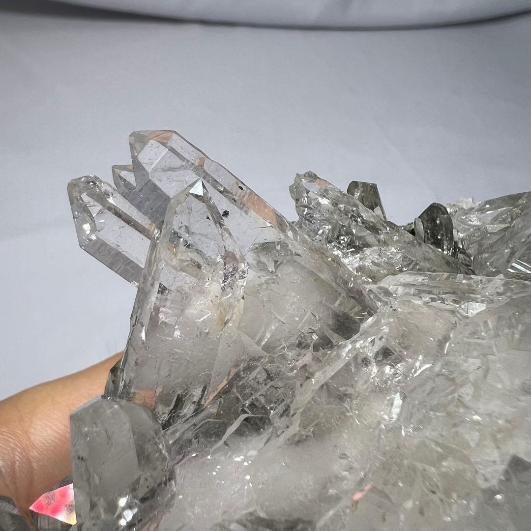 希少　マニハール　カテドラル入りクローライトクラスター　　ヒマラヤ水晶