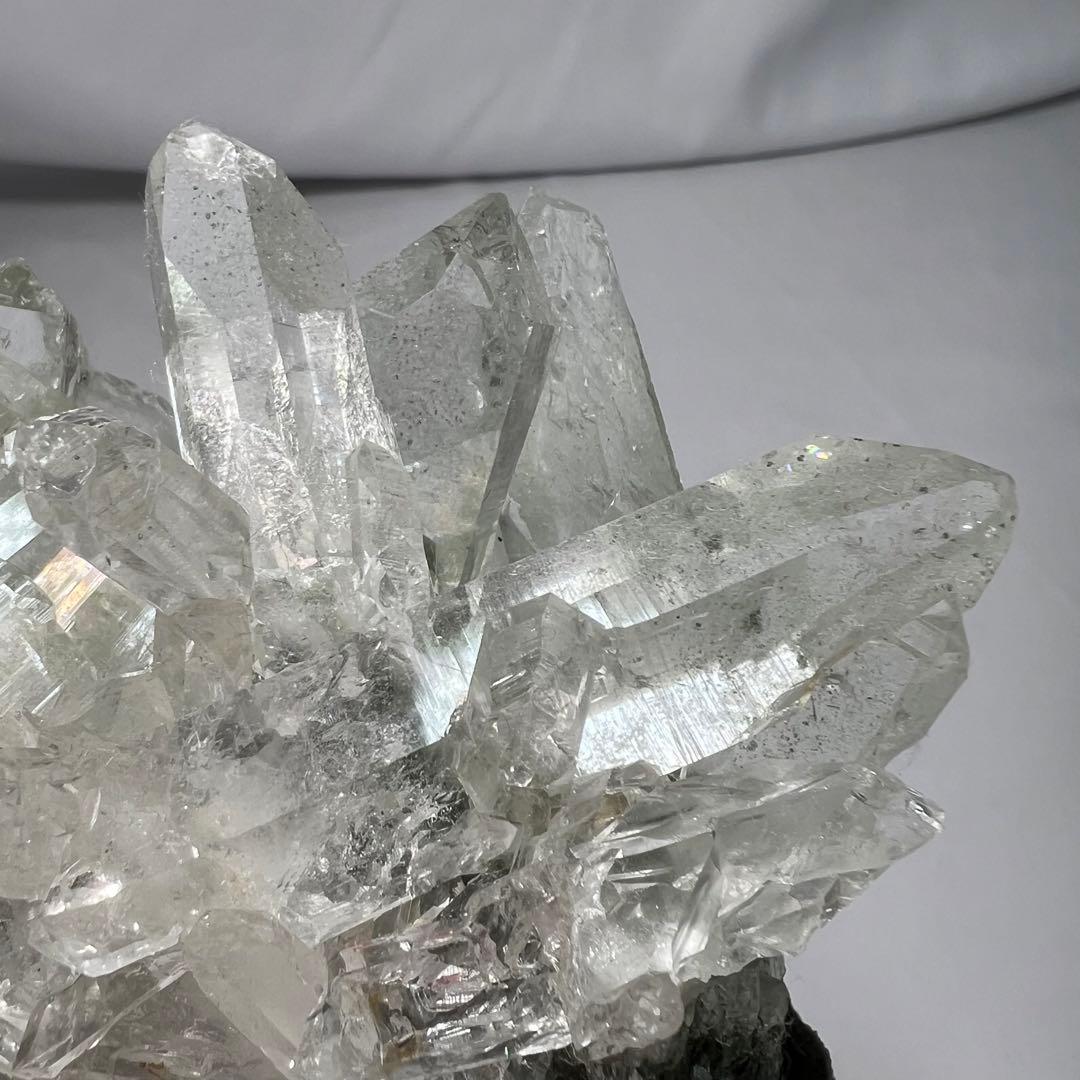 希少　マニハール　カテドラル入りクローライトクラスター　　ヒマラヤ水晶