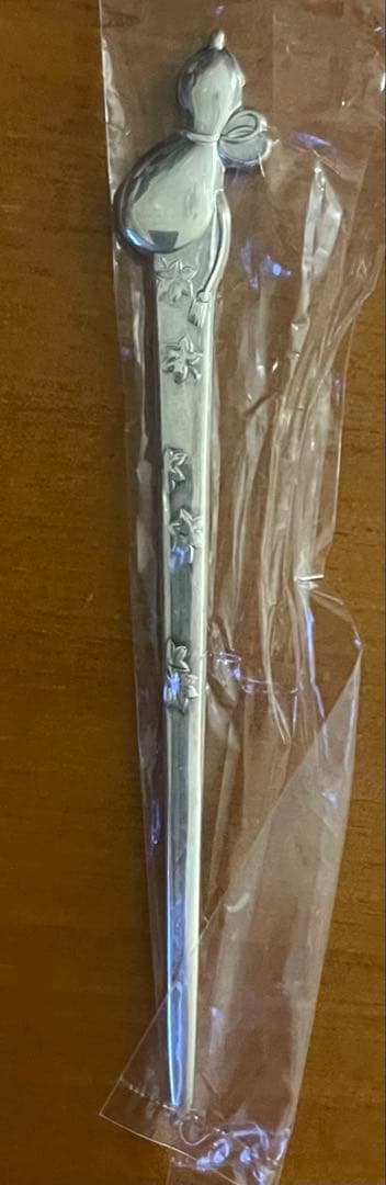 純銀 銀製 菓子楊枝 3本セット 木箱入り 総重量35g 未使用