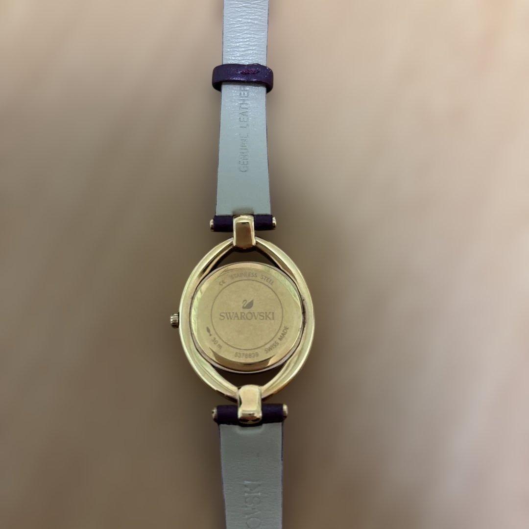 Swarovski レディース 腕時計 ゴールド ブラウン