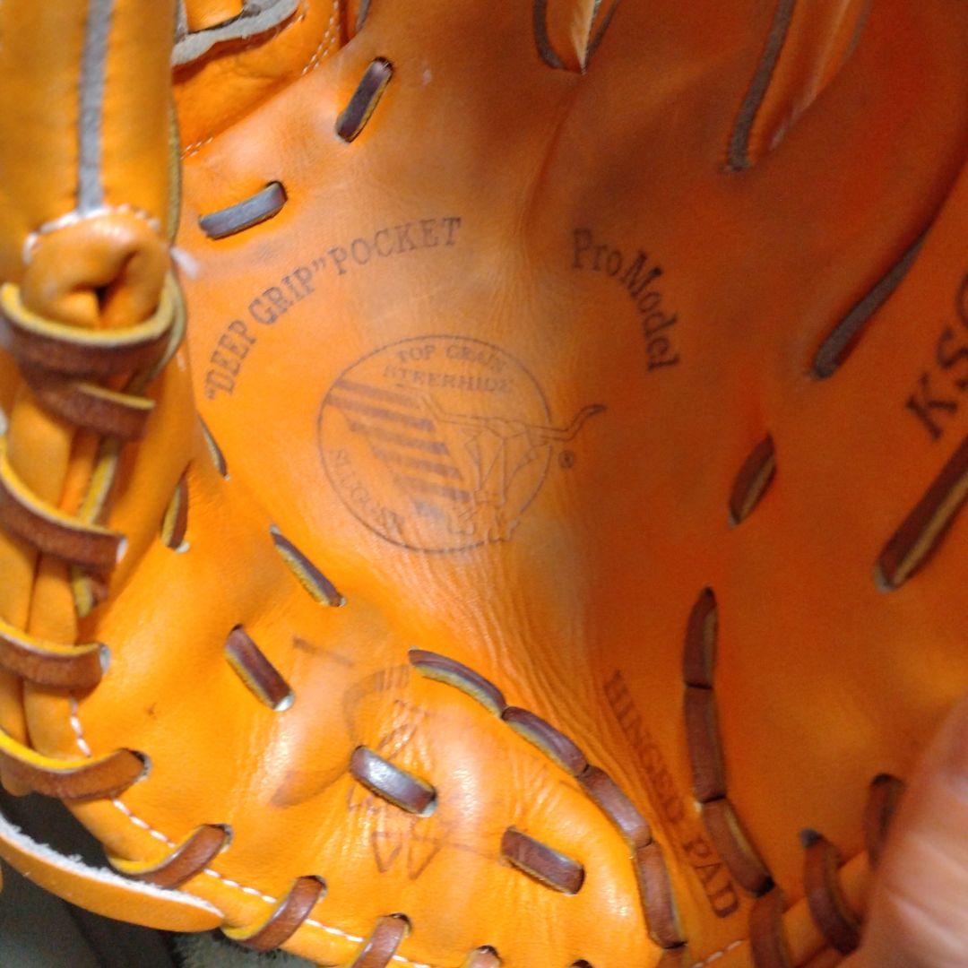 久保田スラッガー　坂本モデル　 オレンジ レザー 硬式グローブ
