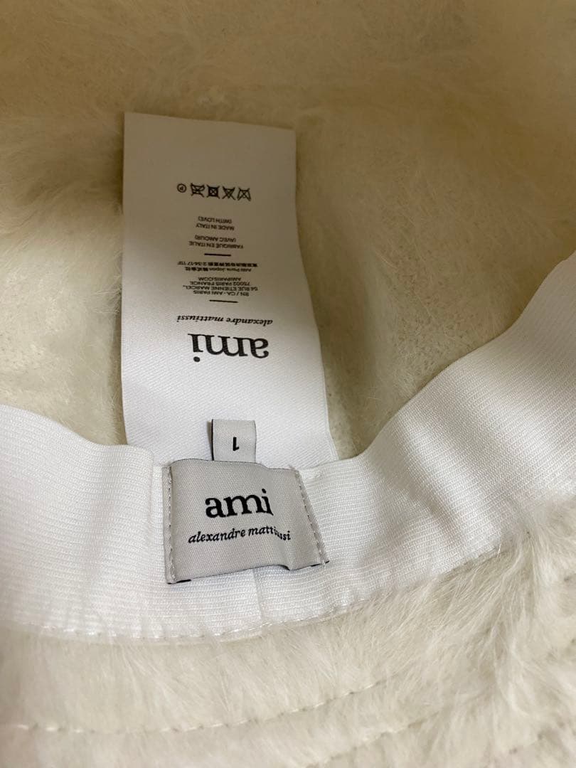 ✨半額✨店舗品切⭐️新品未使用⭐️AmiParisアミパリス ファーバケットハット