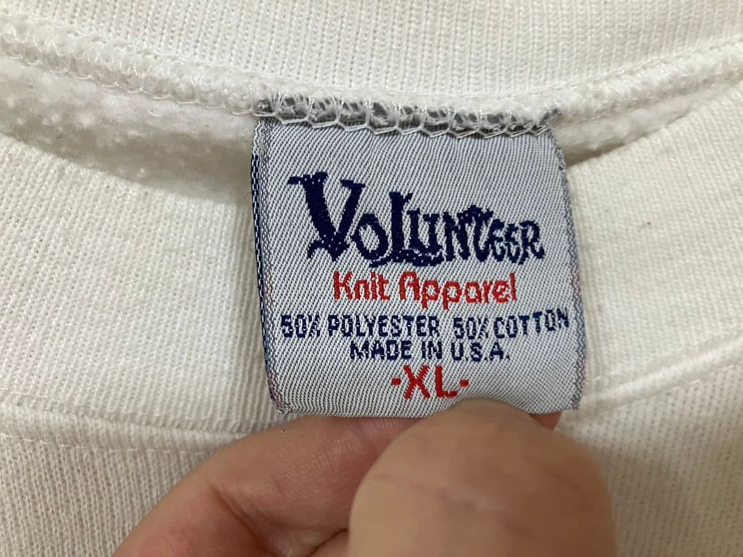 90s Volunteer usa製 犬 アニマル テストプリント スウェット