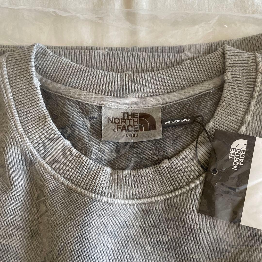 新品　THE NORTH FACE ワンポイント ロゴ刺繍 オーバースウェット