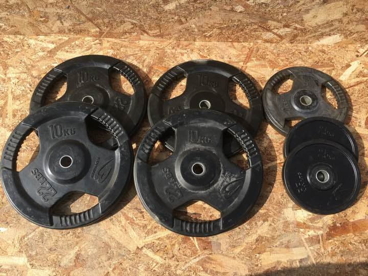 大阪市引取り BODYMAKER ボディメーカー プレート50kg 新品マット付