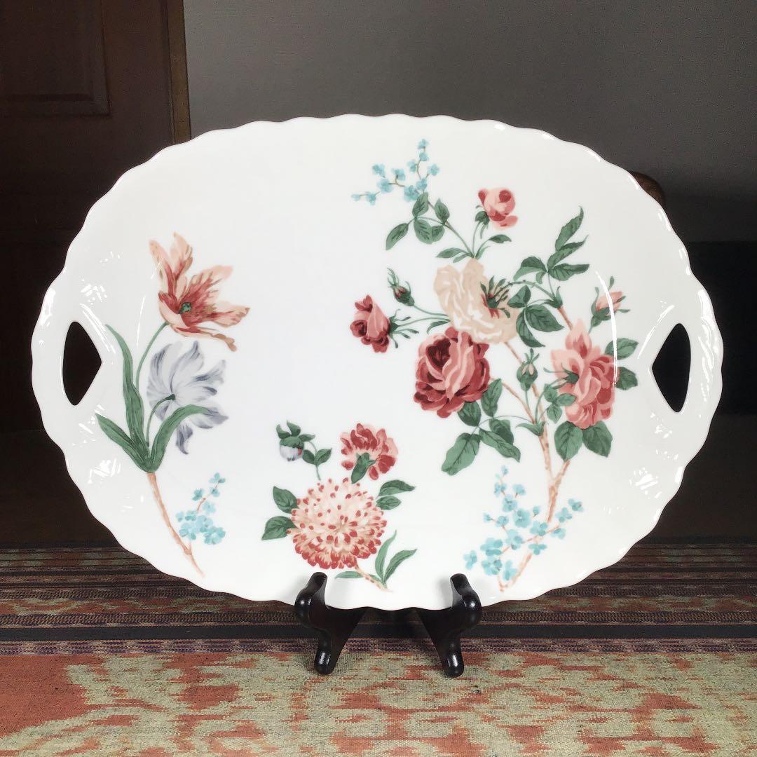 『プレうー特価』　ノリタケ 『British Heritage』　6客　楕円大皿