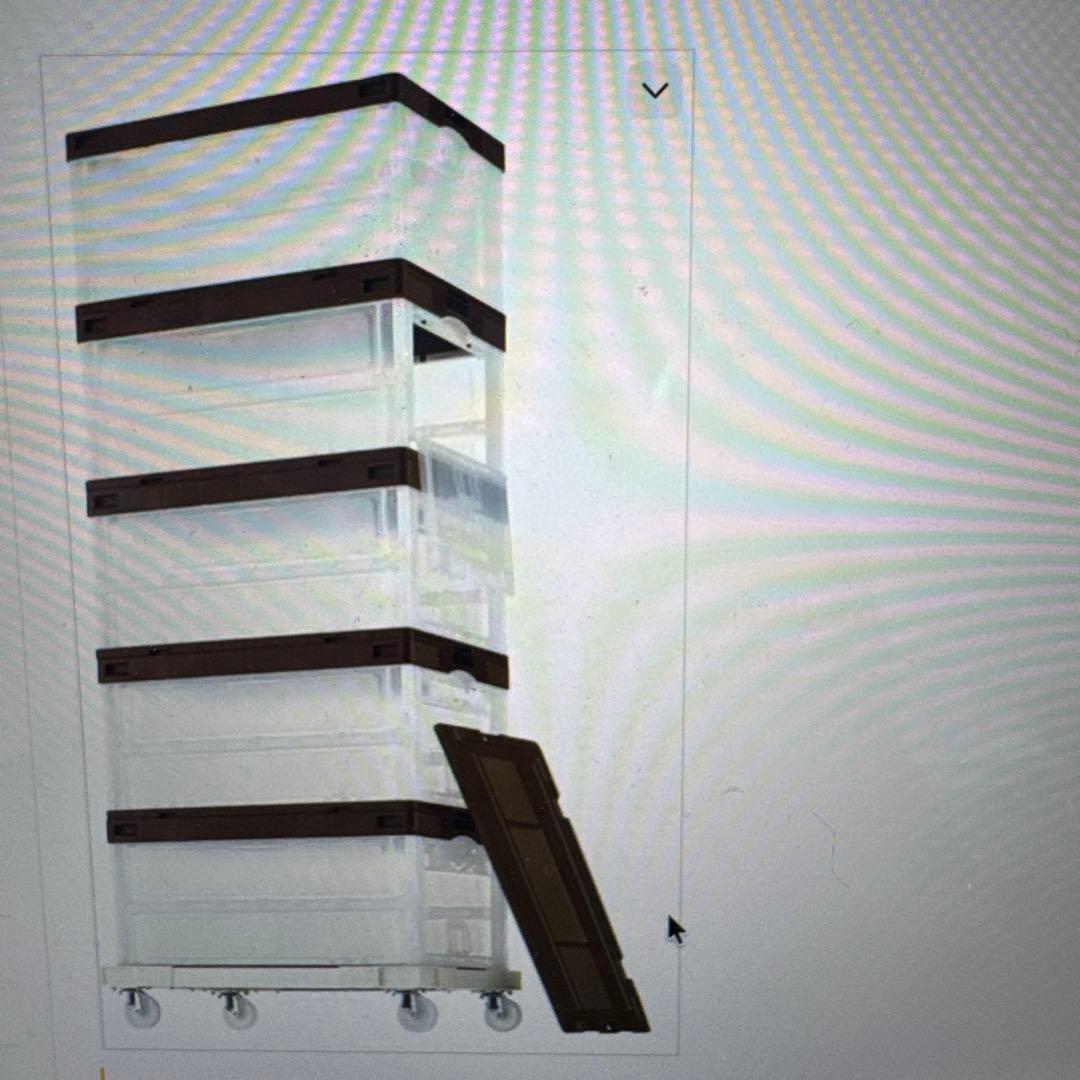 扉付き折りたたみコンテナ10セット（75L) ブラウン 10組 専用