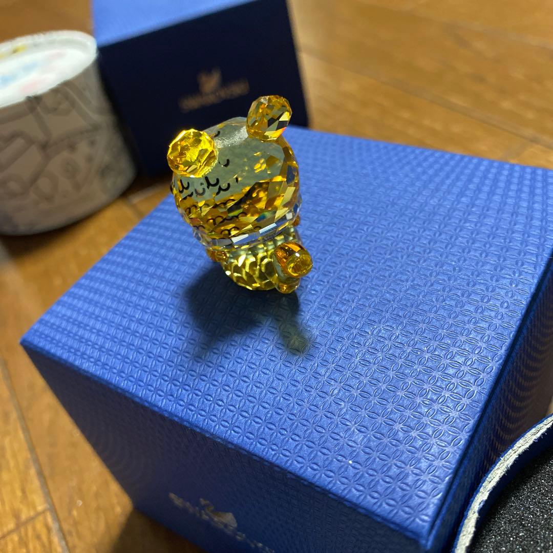 めい＆かいママ スワロフスキー　taiga 置物