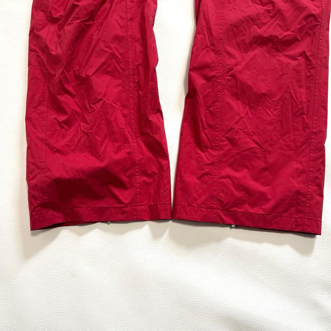 【レインウェア】マスターバニーエディション ゴルフパンツ 雨 耐水 レッド 総柄