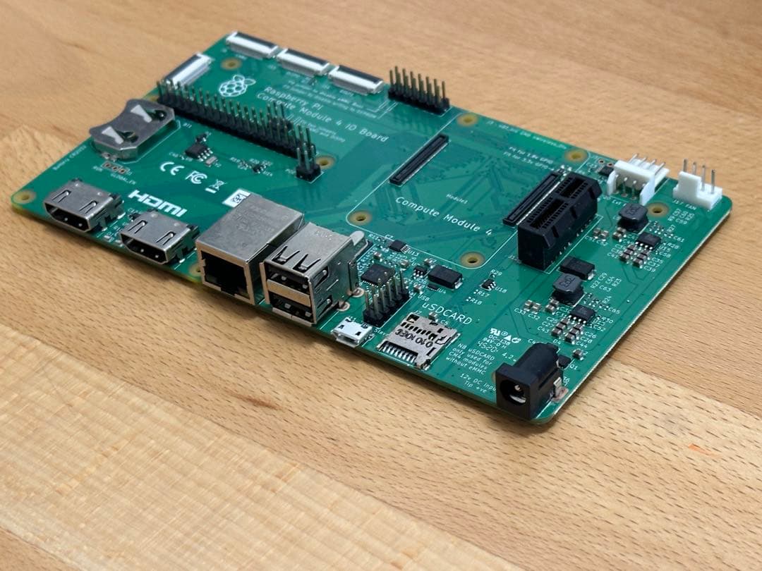 マザーボード Raspberry Pi 4 IO Board + Compute Module