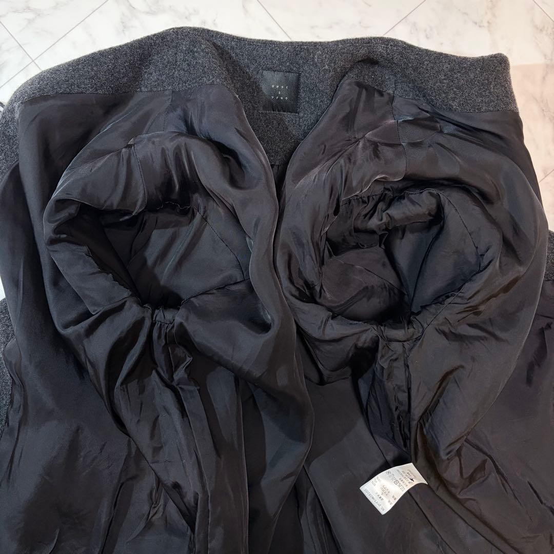 美品✨ オオカミとフクロウ オオカミとシロクマのヴィーカ コート ノーカラー