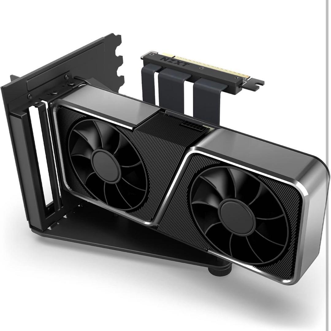 NZXT 垂直型GPUホルダー&ライザーケーブル(PCIE4.0 x 16) 黒