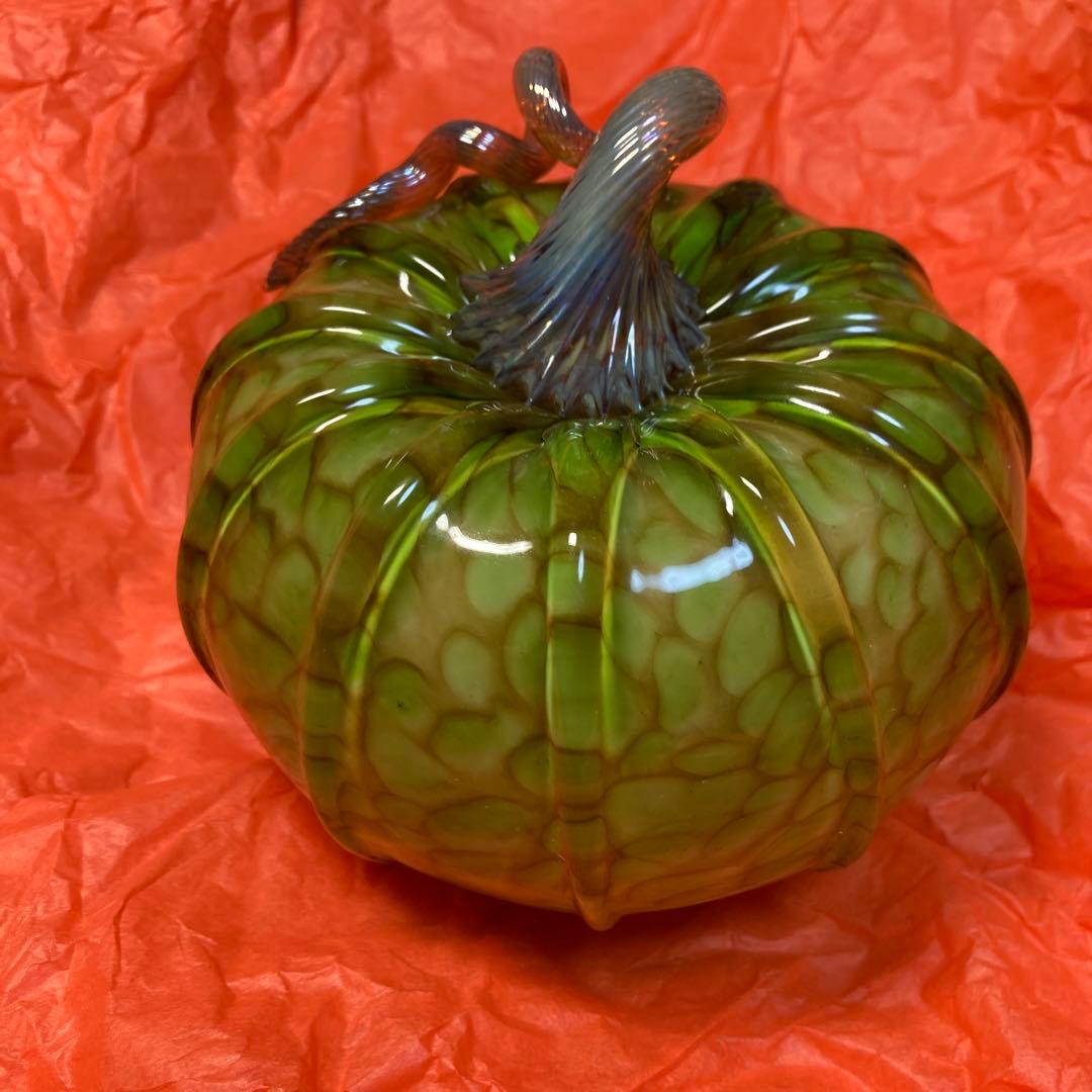 ガラス　パンプキン　超貴重品　ハロウィーン