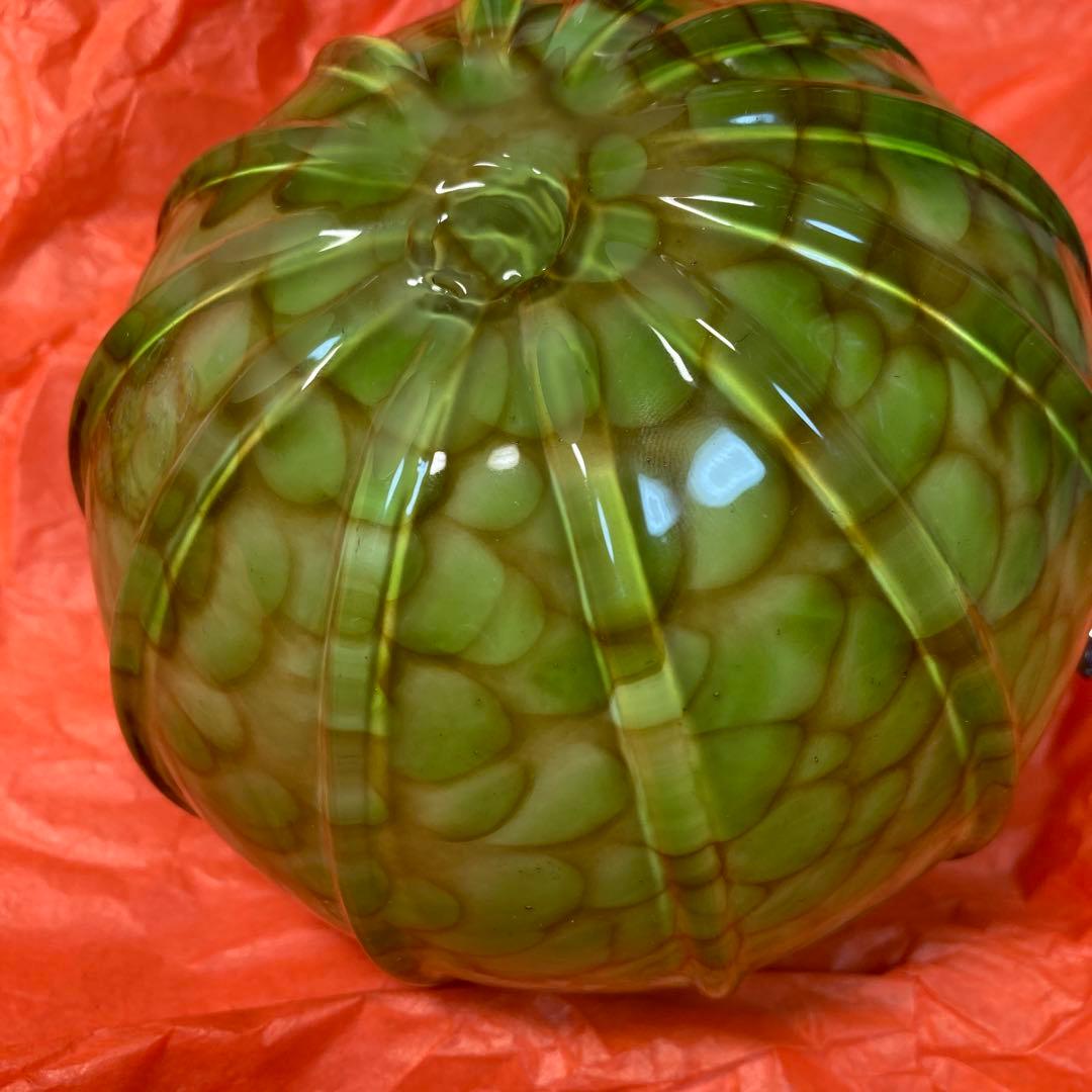 ガラス　パンプキン　超貴重品　ハロウィーン